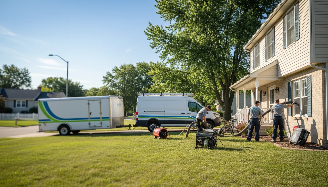 Flooded Basement Restoration And Cleanup With Repair in Benedict, KS near me